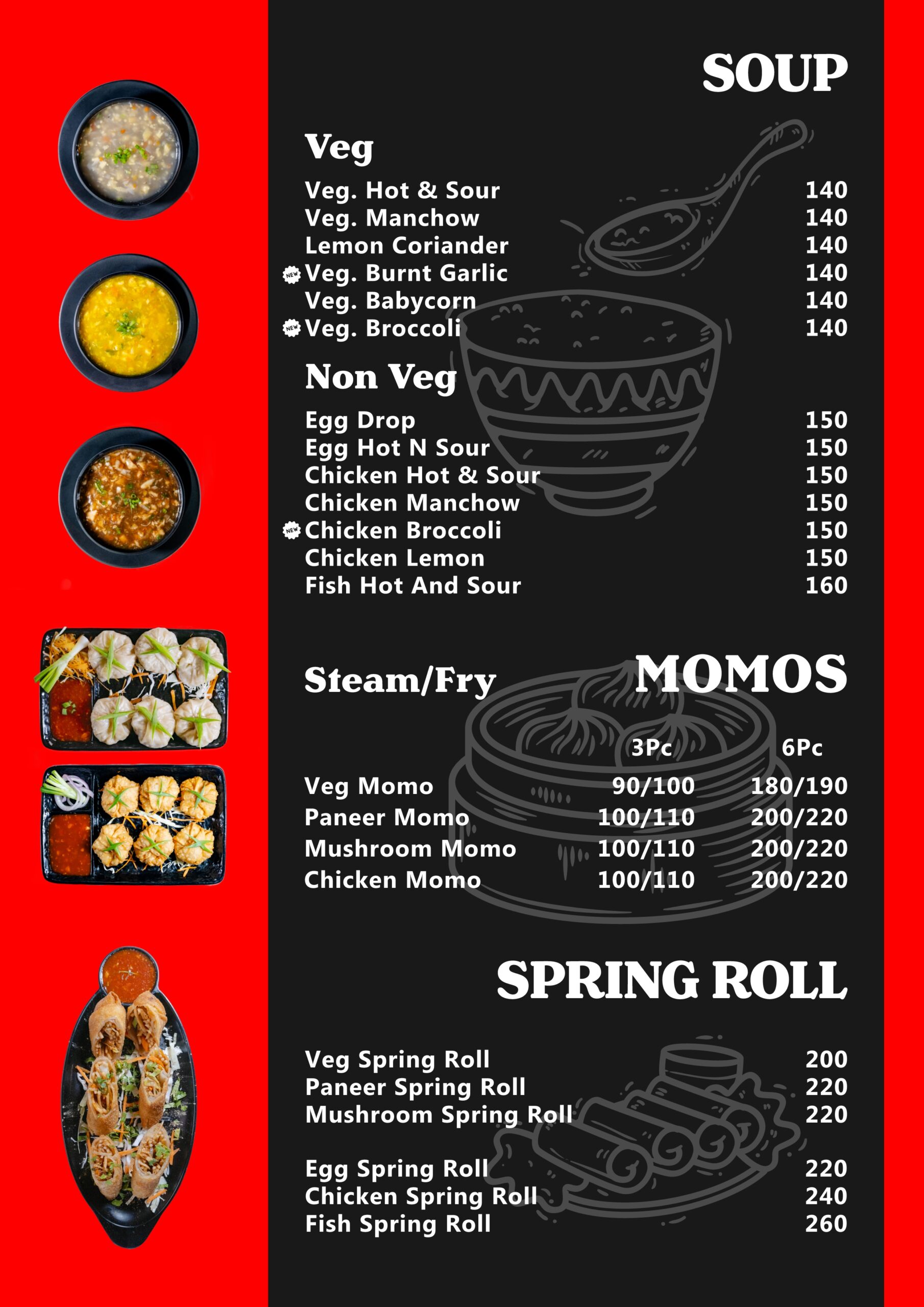 Soups & Momo